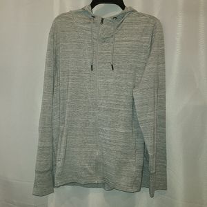 Front Zipper Hooded Sweater size 1X